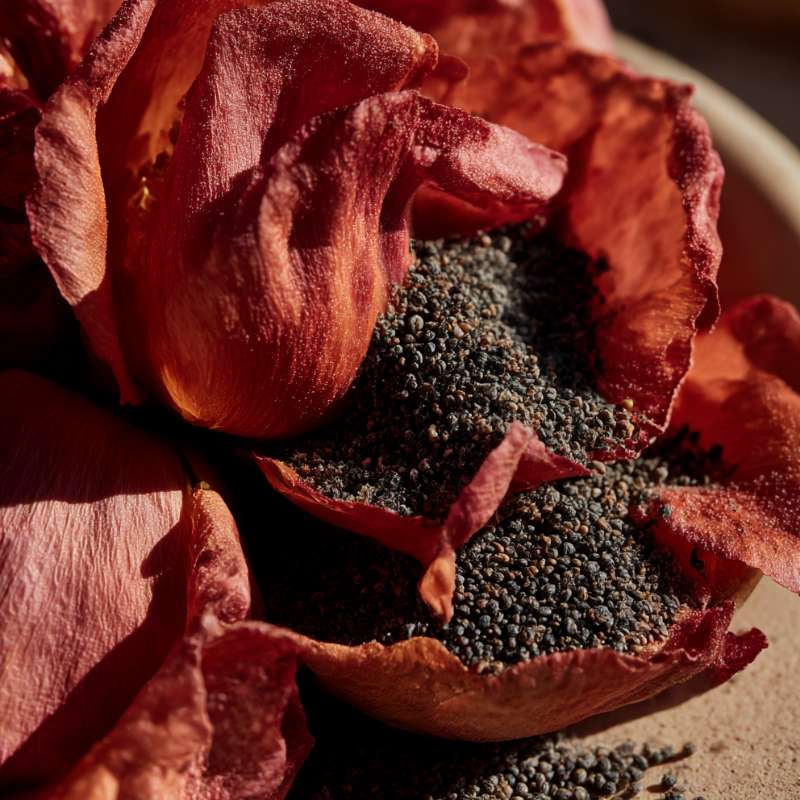 Mineralische Seife Rose und Mohn