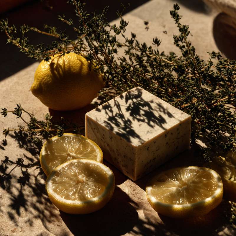 Mineralische Seife Thymian und Zitrone
