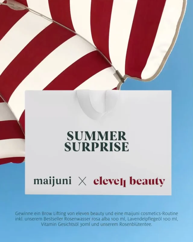 ✨ brow & skin magic – gewinnspiel ✨
wir feiern die perfekte kombi aus glow & brows!

zusammen mit @elevenbeauty.berlin und @maijuniofficial verlosen wir ein traumhaftes beauty-paket für deine haut und deinen look. 💖

🎁 zu gewinnen gibt es:
🧴 eine luxuriöse skincare-routine von maijuni
🌿 ein professionelles browlifting bei eleven beauty

⸻

so machst du mit:
	1.	folge @elevenbeauty.berlin & @maijuniofficial 
	2.	like diesen beitrag (+ teile ihn in deiner story, um deine Gewinnchance zu erhöhen)
	3.	markiere 2 freundinnen, die sich über skincare & beauty freuen würden ✨

📅 teilnahmeschluss: Freitag, 15.08.25. um 12:00 Uhr
📩 die gewinnerin oder der gewinner wird per dm benachrichtigt

gönn dir den perfekten moment aus pflege & browpower! 💆‍♀️✨

⸻

#gewinnspiel #maijuni #skincareliebe #skincareroutine #beautygewinnspiel #browlifting #berlinbeauty #cleanbeauty #skincareaddict #hautpflege #glowup #veganskincare #beautylovers #skincarelovers #selfcaretime #browsandglow #skincarefromwithin #naturalskincare #elevenbeauty #browandskinmagic #win #giveaway #raffle #winbig