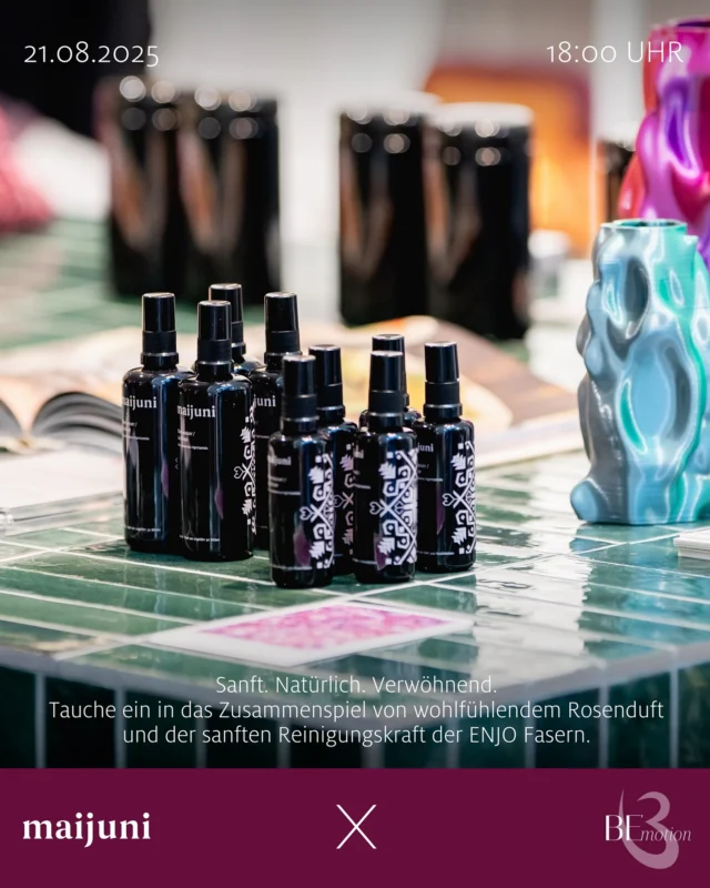Wohlfühlabend für dich & deine Haut mit maijuni und der sanften Reinigungskraft der ENJO Fasern @enjo_deutschland 
 ✨
Am 21.08.25 um 18 Uhr im Popup Store maijuni (Petersbogen) – mit Rosenwasser-Beauty-Workshop, Networking, Sekt & Snacks. 🌹🥂

Bringt eure Freundinnen mit und erlebt einen Abend voller Inspiration & nachhaltiger Pflege! 💕

#Wohlfühlabend #NachhaltigeSchönheit #Rosenwasser #Hautpflege #Naturkosmetik #PopupEvent #LeipzigEvents #Networking #BeautyWorkshop #SektUndSnacks #maijuni #Petersbogen

Tickets: https://www.meetup.com/acadea-frauennetzwerk-leipzig/events/310403732/?utm_medium=referral&utm_campaign=-&utm_source=link&utm_version=v2